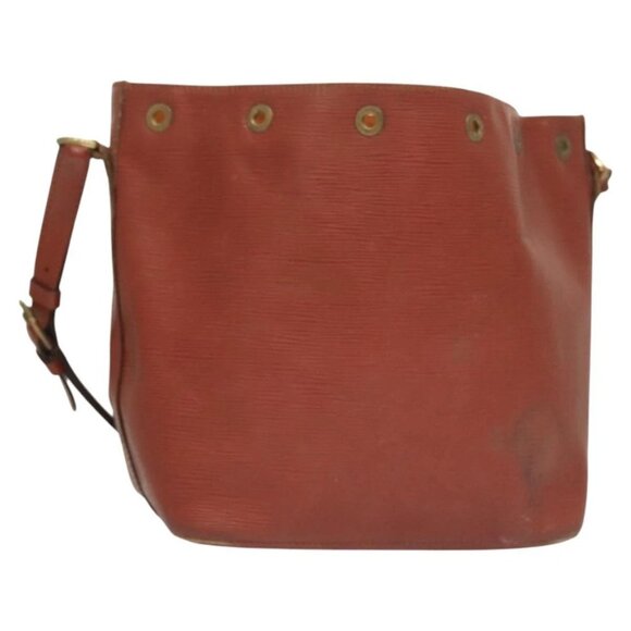 LOUIS VUITTON Epi Petit Noe Shoulder Bag Brown M44103 LV Auth 129526 - Picture 1 of 16